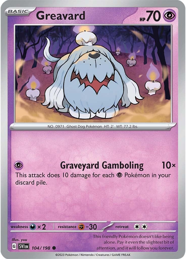 Greavard (104/198) [Scarlet & Violet: Base Set] | North Game Den