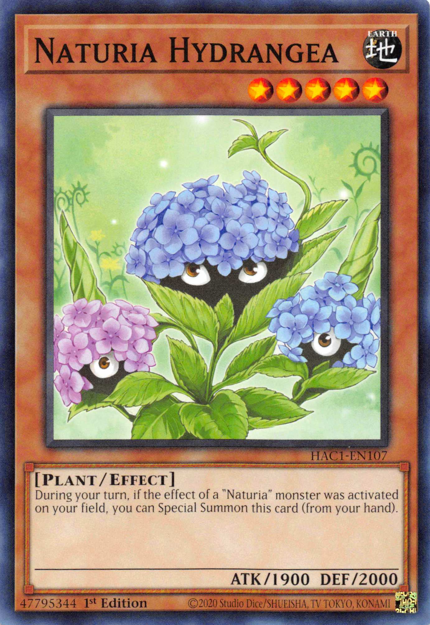 Naturia Hydrangea [HAC1-EN107] Common | North Game Den