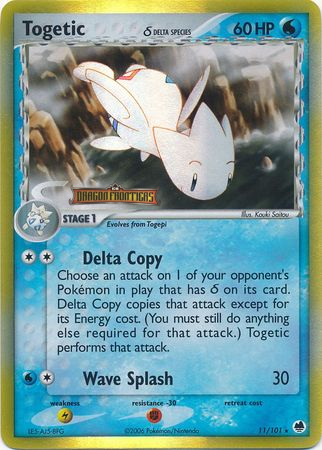 Togetic (11/101) (Delta Species) (Stamped) [EX: Dragon Frontiers] | North Game Den