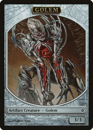 Golem Token [New Phyrexia Tokens] | North Game Den