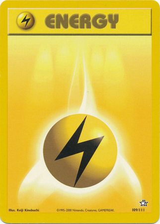 Lightning Energy (109/111) [Neo Genesis Unlimited] | North Game Den