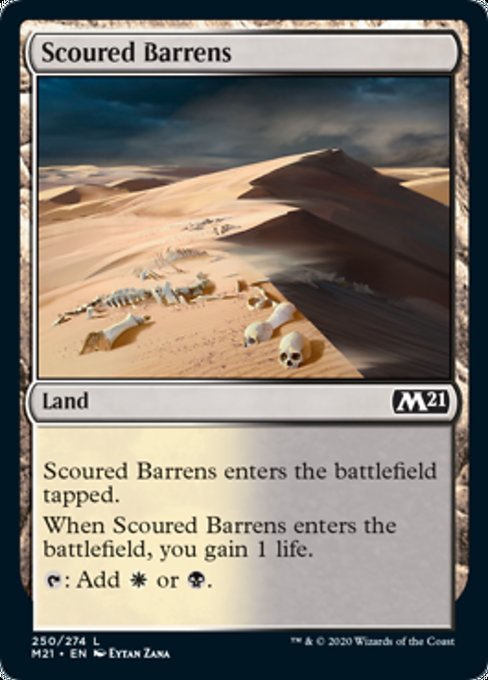 Scoured Barrens [Core Set 2021] | North Game Den