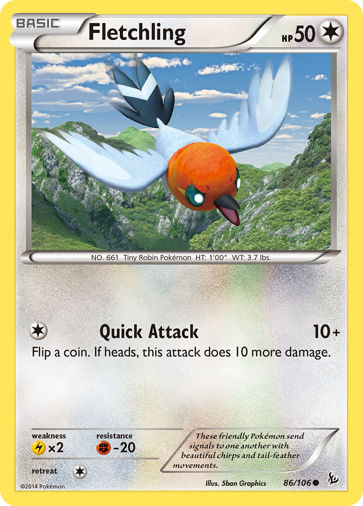 Fletchling (86/106) [XY: Flashfire] | North Game Den