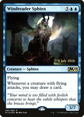 Windreader Sphinx [Core Set 2019 Promos] | North Game Den