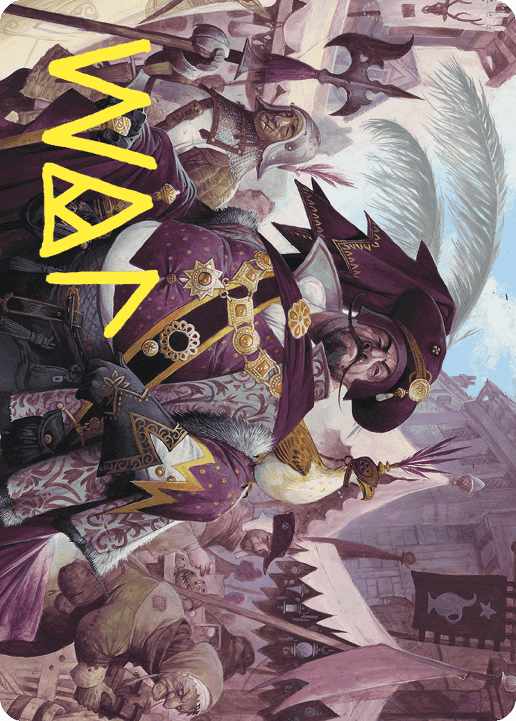 Discerning Financier Art Card (Gold-Stamped Signature) [Wilds of Eldraine Art Series] | North Game Den