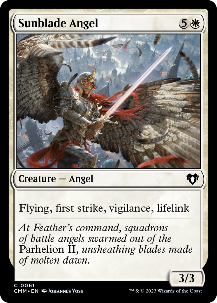 Sunblade Angel [Commander Masters] | North Game Den