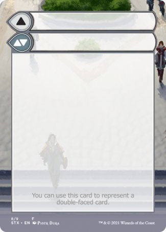 Helper Card (8/9) [Strixhaven: School of Mages Tokens] | North Game Den