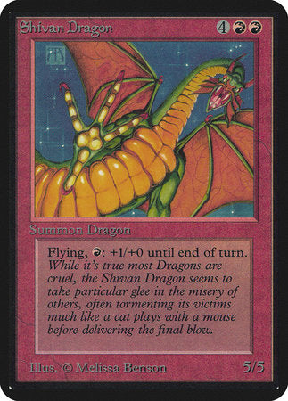 Shivan Dragon [Limited Edition Alpha] | North Game Den