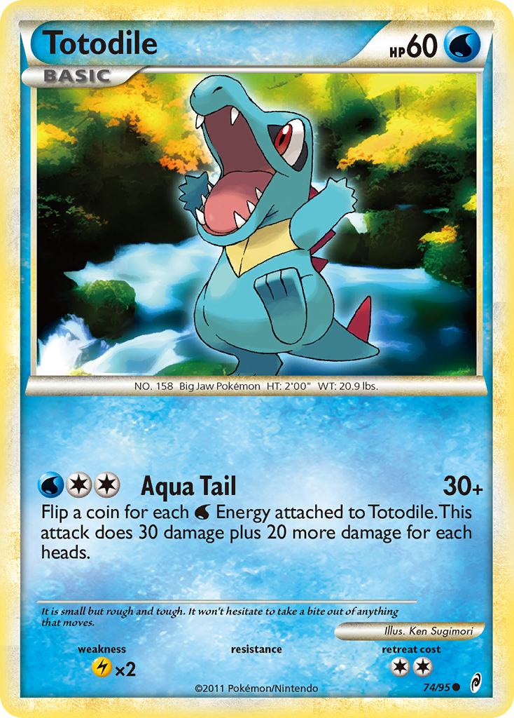 Totodile (74/95) [HeartGold & SoulSilver: Call of Legends] | North Game Den