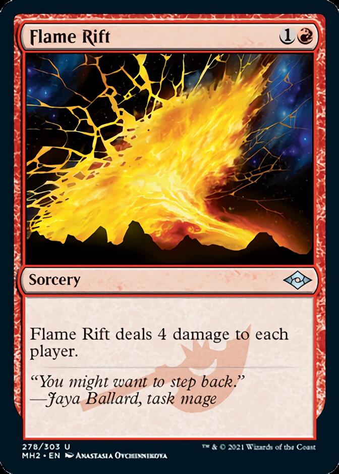 Flame Rift (Foil Etched) [Modern Horizons 2] | North Game Den