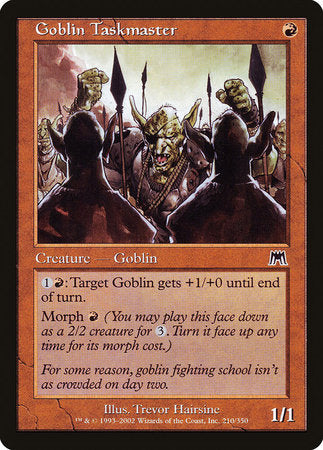 Goblin Taskmaster [Onslaught] | North Game Den