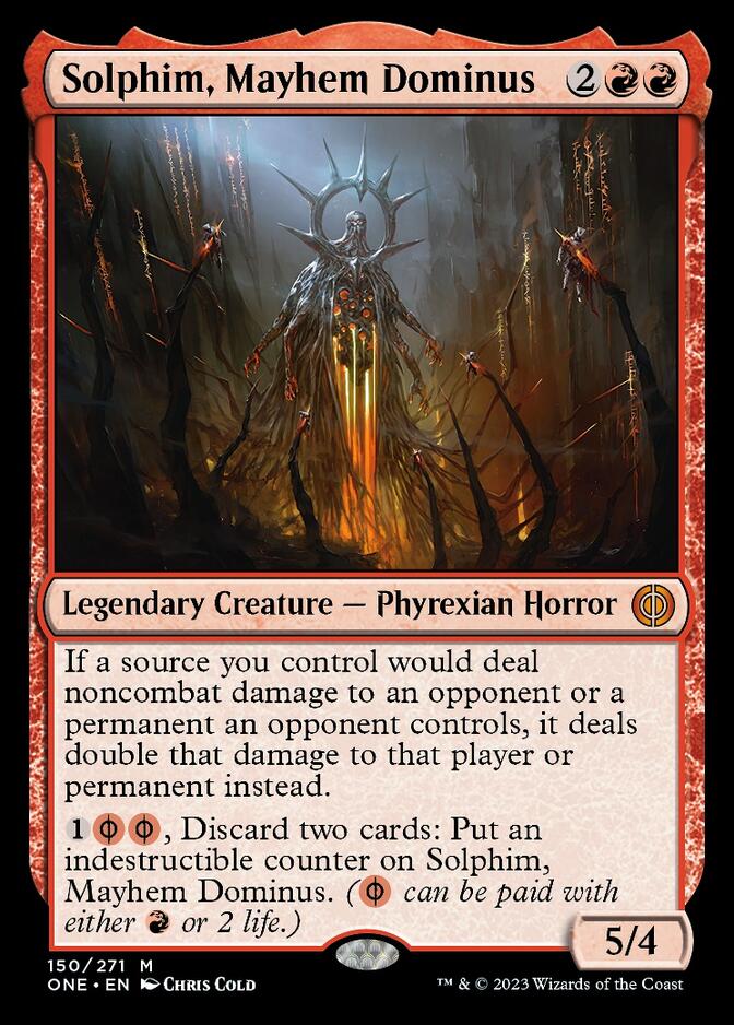 Solphim, Mayhem Dominus [Phyrexia: All Will Be One] | North Game Den