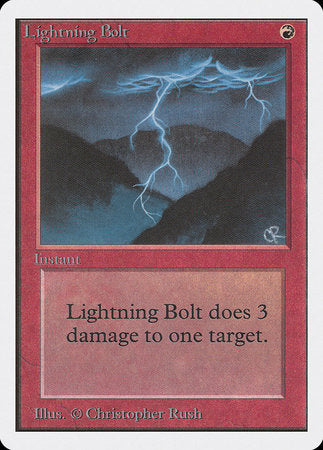 Lightning Bolt [Unlimited Edition] | North Game Den