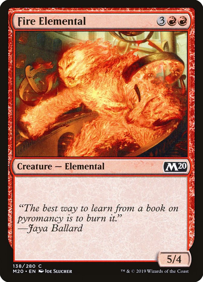 Fire Elemental [Core Set 2020] | North Game Den