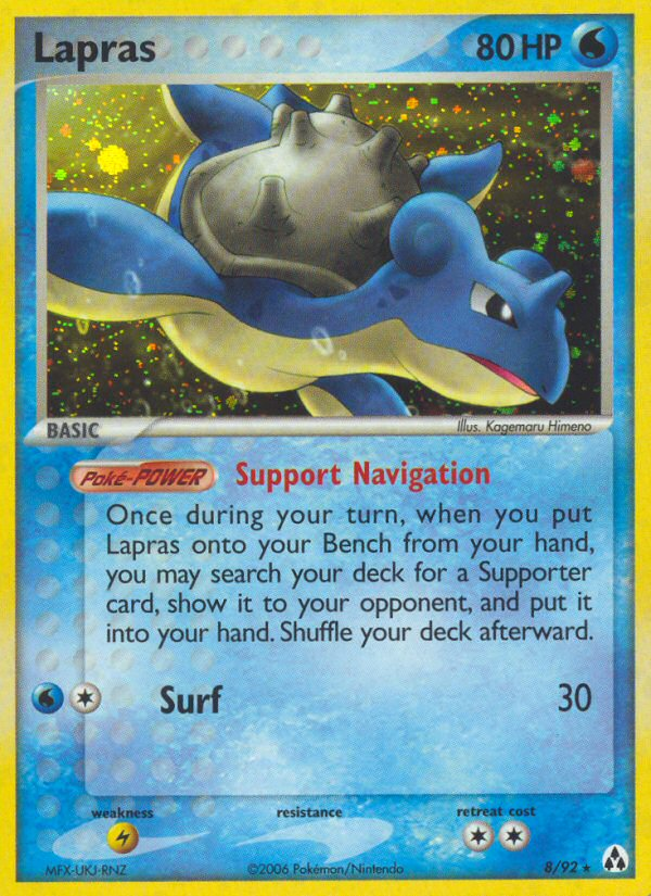 Lapras (8/92) [EX: Legend Maker] | North Game Den