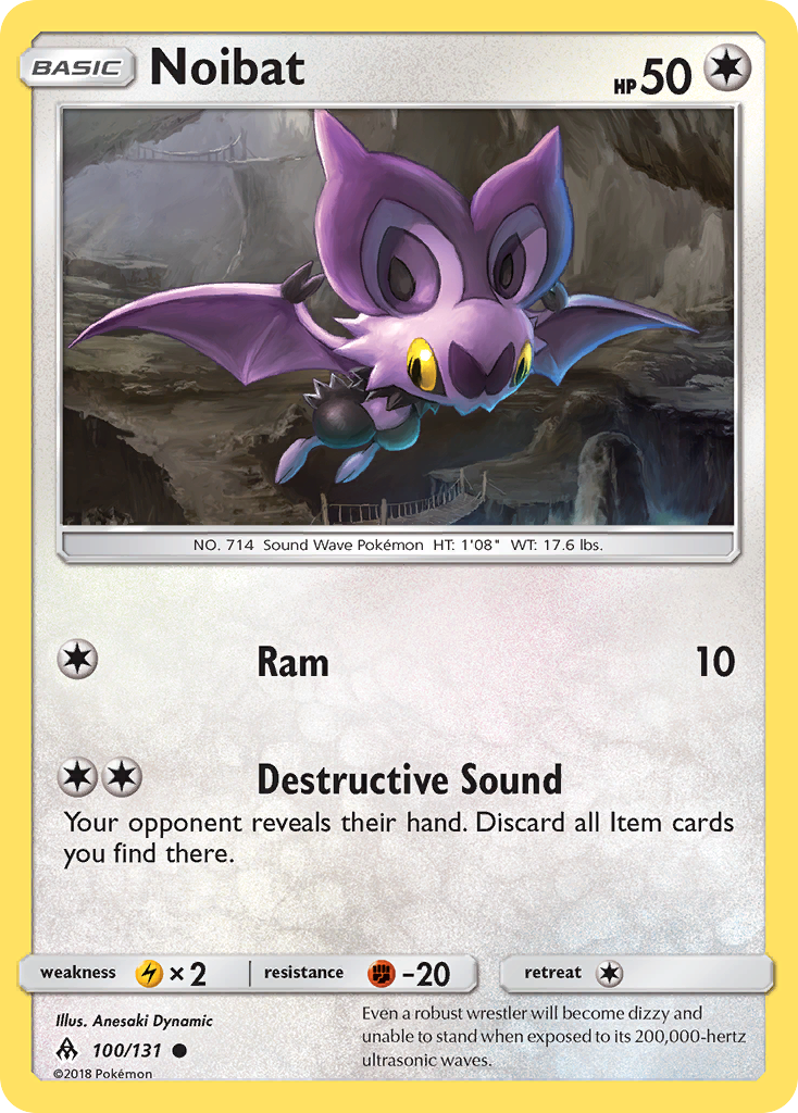 Noibat (100/131) [Sun & Moon: Forbidden Light] | North Game Den