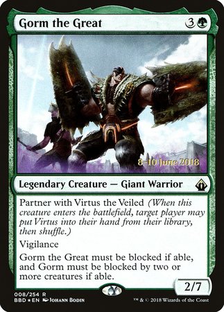 Gorm the Great [Battlebond Promos] | North Game Den