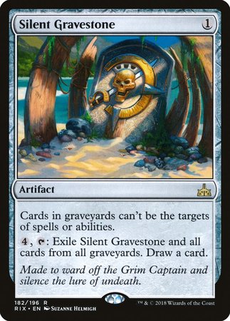 Silent Gravestone [Rivals of Ixalan] | North Game Den