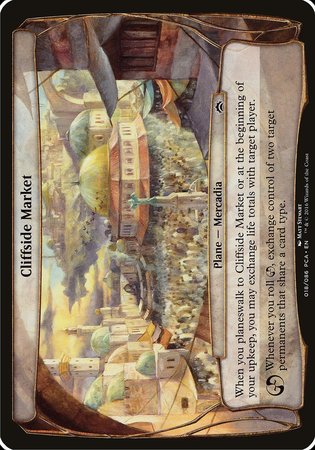 Cliffside Market (Planechase Anthology) [Planechase Anthology Planes] | North Game Den