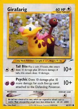 Girafarig (66/105) [Neo Destiny Unlimited] | North Game Den