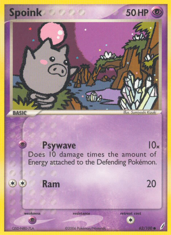 Spoink (62/100) [EX: Crystal Guardians] | North Game Den