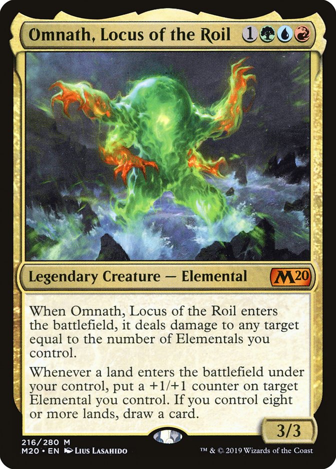 Omnath, Locus of the Roil [Core Set 2020] | North Game Den