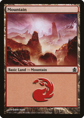 Mountain (311) [Commander 2011] | North Game Den