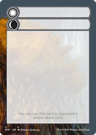 Helper Card (3/9) [Innistrad: Midnight Hunt Tokens] | North Game Den