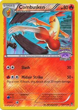 Combusken (13/111) (States Championship Promo) [XY: Furious Fists] | North Game Den