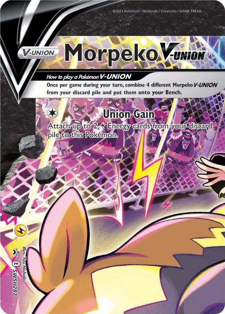 Morpeko V-Union (SWSH287) [Sword & Shield: Black Star Promos] | North Game Den