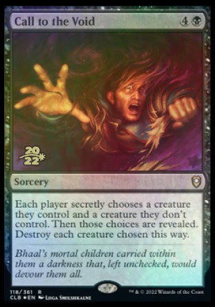 Call to the Void [Commander Legends: Battle for Baldur's Gate Prerelease Promos] | North Game Den