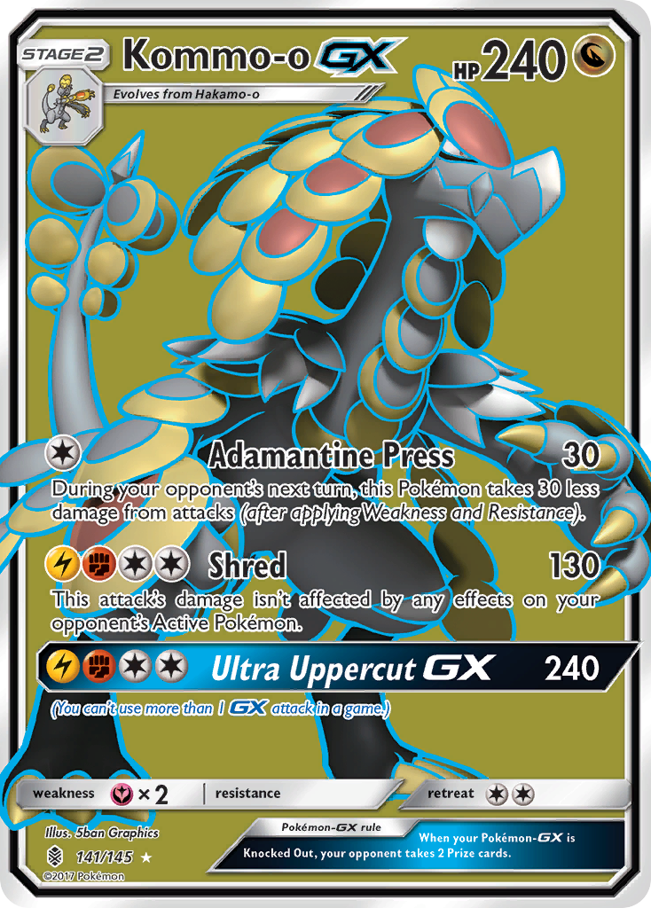 Kommo-o GX (141/145) [Sun & Moon: Guardians Rising] | North Game Den