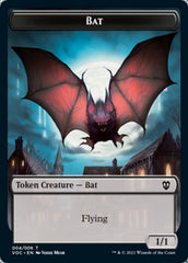 Blood // Bat Double-sided Token [Innistrad: Crimson Vow Commander Tokens] | North Game Den