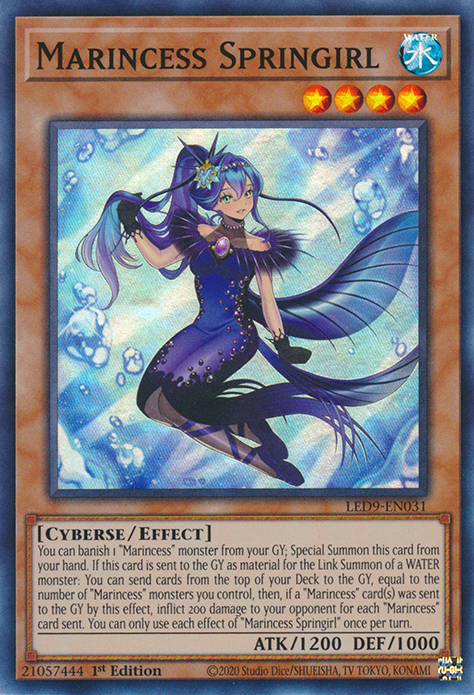 Marincess Springirl [LED9-EN031] Super Rare | North Game Den